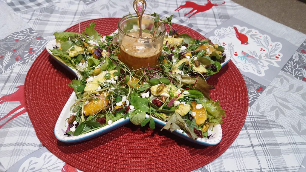 microgreens salad