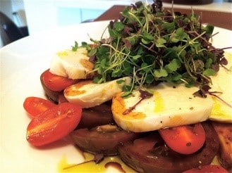 microgreens salad