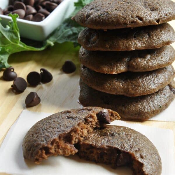 chocolate kale cookies