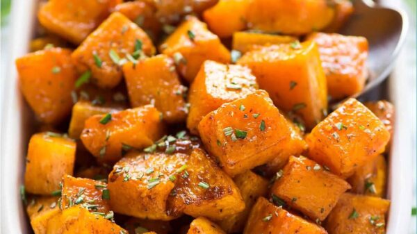 Cinnamon Roasted Butternut Squash