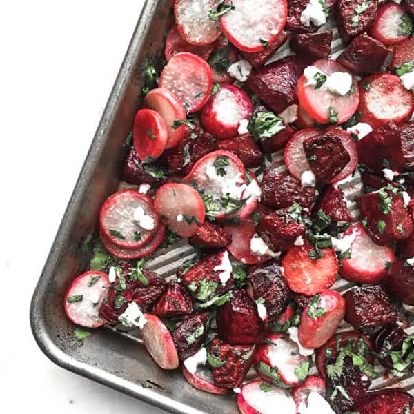 Roasted Beets and Radishes