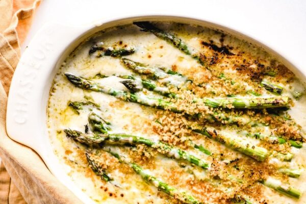 asparagus gratin