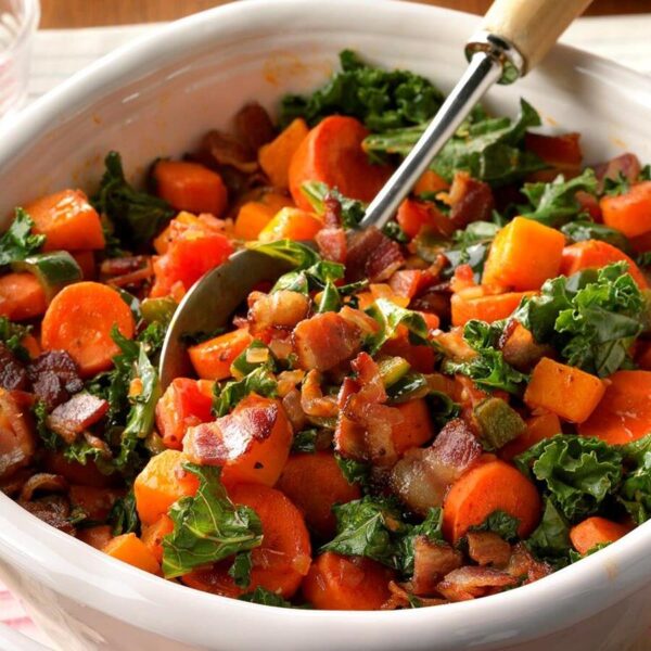 carrot and kale saute