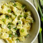 leek scape potato salad