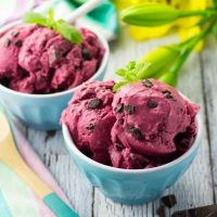 Chocolate Chunk Beet Ice Cream