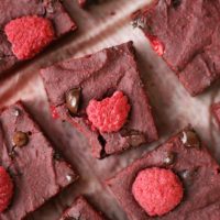 beet velvet brownies